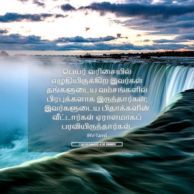 Picture 05 - 1 நாளாகமம் 4:38 TAMIRV - பெயர் வரிசையில் - Bible Verse Picture