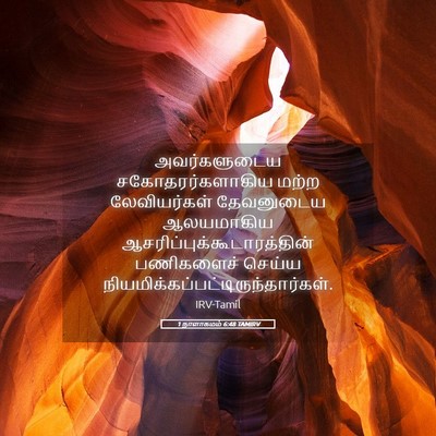 Picture 05 - 1 நாளாகமம் 6:48 TAMIRV - அவர்களுடைய - Bible Verse Picture