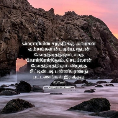 Picture 05 - 1 நாளாகமம் 6:63 TAMIRV - மெராரியின் - Bible Verse Picture