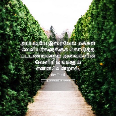 Picture 05 - 1 நாளாகமம் 6:64 TAMIRV - அப்படியே இஸ்ரவேல் - Bible Verse Picture