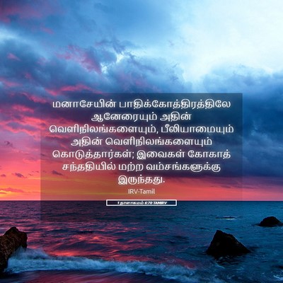 Picture 05 - 1 நாளாகமம் 6:70 TAMIRV - மனாசேயின் - Bible Verse Picture