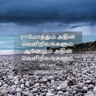 Picture 05 - 1 நாளாகமம் 6:73 TAMIRV - ராமோத்தும் அதின் - Bible Verse Picture