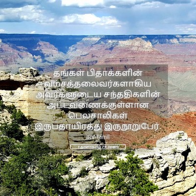 Picture 05 - 1 நாளாகமம் 7:9 TAMIRV - தங்கள் - Bible Verse Picture