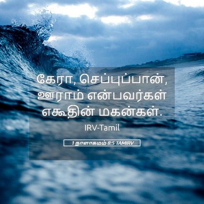 Picture 05 - 1 நாளாகமம் 8:5 TAMIRV - கேரா, - Bible Verse Picture