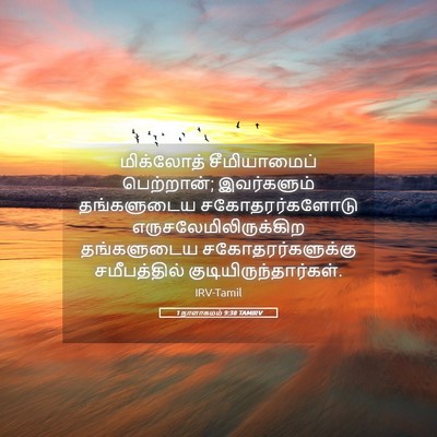 Picture 05 - 1 நாளாகமம் 9:38 TAMIRV - மிக்லோத் - Bible Verse Picture