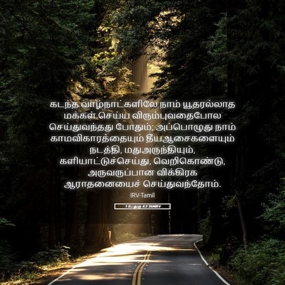 Picture 05 - 1 பேதுரு 4:3 TAMIRV - கடந்த - Bible Verse Picture