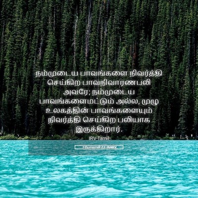Picture 05 - 1 யோவான் 2:2 TAMIRV - நம்முடைய பாவங்களை - Bible Verse Picture