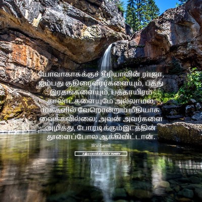 Picture 05 - 2 இராஜாக்கள் 13:7 TAMIRV - யோவாகாசுக்குச் - Bible Verse Picture
