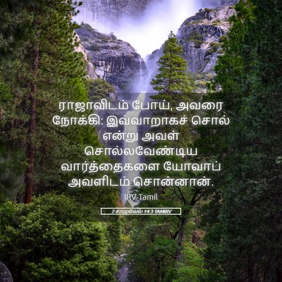 Picture 05 - 2 சாமுவேல் 14:3 TAMIRV - ராஜாவிடம் போய், - Bible Verse Picture