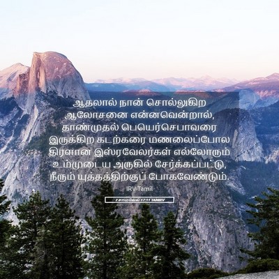 Picture 05 - 2 சாமுவேல் 17:11 TAMIRV - ஆதலால் நான் - Bible Verse Picture