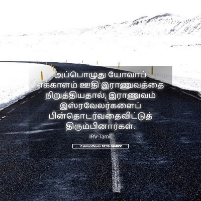 Picture 05 - 2 சாமுவேல் 18:16 TAMIRV - அப்பொழுது யோவாப் - Bible Verse Picture