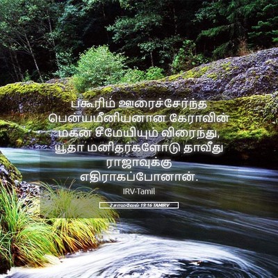 Picture 05 - 2 சாமுவேல் 19:16 TAMIRV - பகூரிம் - Bible Verse Picture