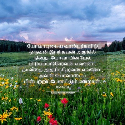 Picture 05 - 2 சாமுவேல் 20:11 TAMIRV - யோவாபுடைய - Bible Verse Picture