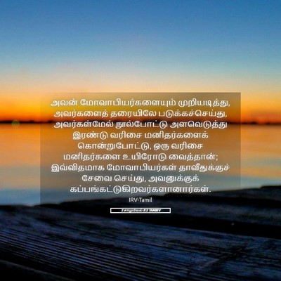 Picture 05 - 2 சாமுவேல் 8:2 TAMIRV - அவன் - Bible Verse Picture