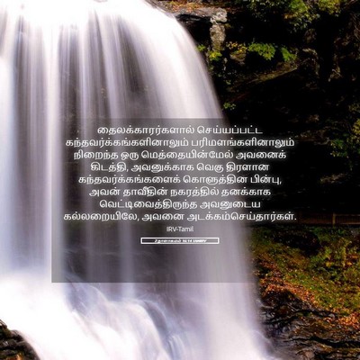 Picture 05 - 2 நாளாகமம் 16:14 TAMIRV - தைலக்காரர்களால் - Bible Verse Picture