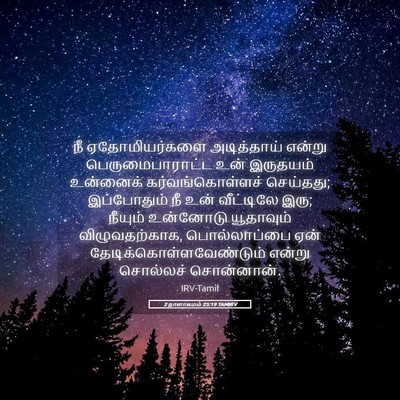 Picture 05 - 2 நாளாகமம் 25:19 TAMIRV - நீ ஏதோமியர்களை - Bible Verse Picture