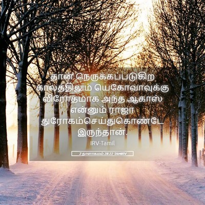 Picture 05 - 2 நாளாகமம் 28:22 TAMIRV - தான் - Bible Verse Picture