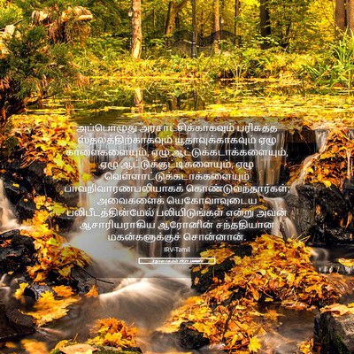 Picture 05 - 2 நாளாகமம் 29:21 TAMIRV - அப்பொழுது - Bible Verse Picture