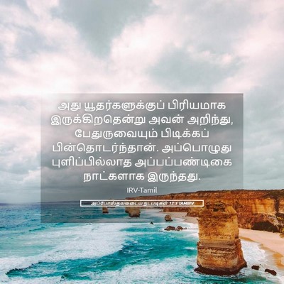 Picture 05 - அப்போஸ்தலருடைய நடபடிகள் 12:3 TAMIRV - அது - Bible Verse Picture