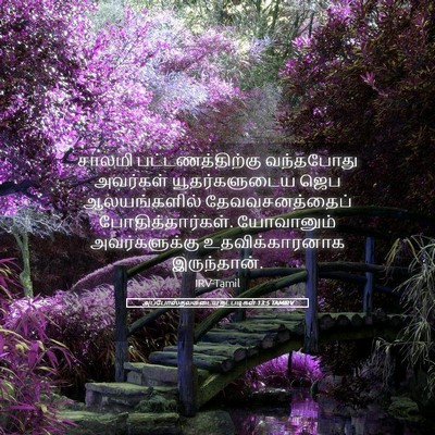 Picture 05 - அப்போஸ்தலருடைய நடபடிகள் 13:5 TAMIRV - சாலமி - Bible Verse Picture