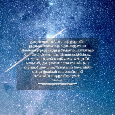 Picture 05 - அப்போஸ்தலருடைய நடபடிகள் 21:21 TAMIRV -  - Bible Verse Picture