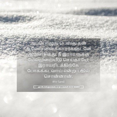 Picture 05 - அப்போஸ்தலருடைய நடபடிகள் 25:12 TAMIRV - அப்பொழுது பெஸ்து - Bible Verse Picture
