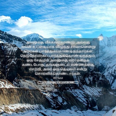 Picture 05 - அப்போஸ்தலருடைய நடபடிகள் 28:6 TAMIRV - அவனுக்கு - Bible Verse Picture