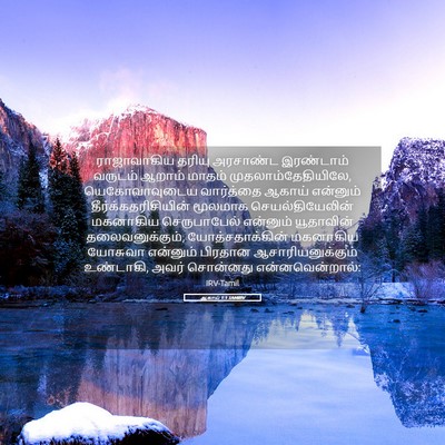 Picture 05 - ஆகாய் 1:1 TAMIRV - ராஜாவாகிய தரியு - Bible Verse Picture