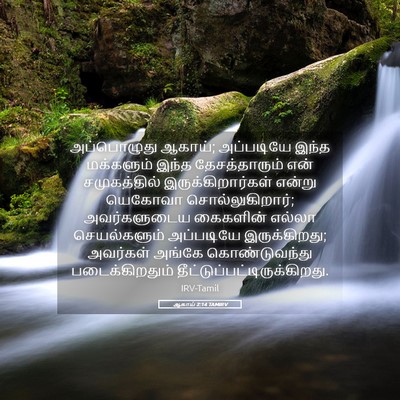 Picture 05 - ஆகாய் 2:14 TAMIRV - அப்பொழுது ஆகாய்; - Bible Verse Picture