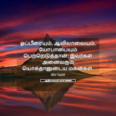 Picture 05 - ஆதியாகமம் 10:29 TAMIRV - ஓப்பீரையும், - Bible Verse Picture