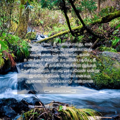 Picture 05 - ஆதியாகமம் 21:23 TAMIRV - ஆகையால், நீ - Bible Verse Picture