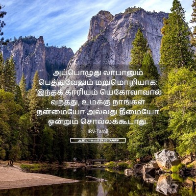 Picture 05 - ஆதியாகமம் 24:50 TAMIRV - அப்பொழுது - Bible Verse Picture
