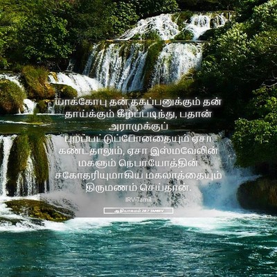 Picture 05 - ஆதியாகமம் 28:7 TAMIRV - யாக்கோபு தன் - Bible Verse Picture