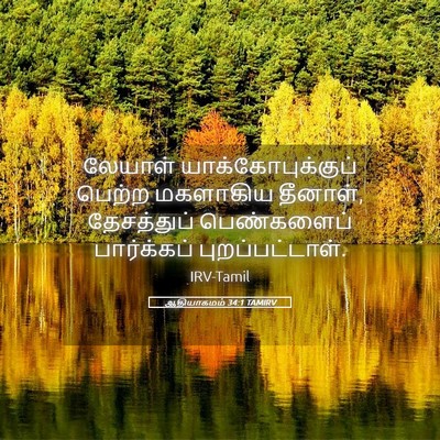 Picture 05 - ஆதியாகமம் 34:1 TAMIRV - லேயாள் - Bible Verse Picture