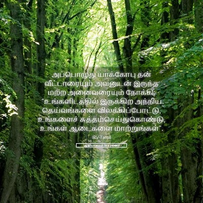 Picture 05 - ஆதியாகமம் 35:2 TAMIRV - அப்பொழுது - Bible Verse Picture