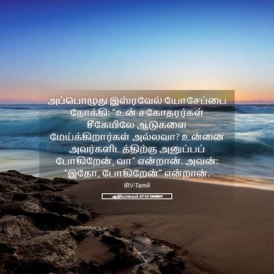 Picture 05 - ஆதியாகமம் 37:13 TAMIRV - அப்பொழுது - Bible Verse Picture