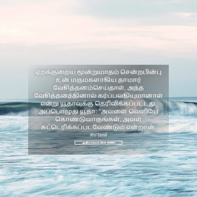 Picture 05 - ஆதியாகமம் 38:24 TAMIRV - ஏறக்குறைய - Bible Verse Picture
