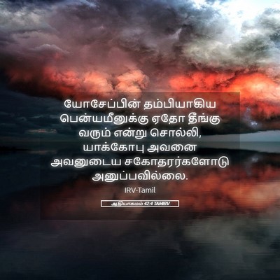 Picture 05 - ஆதியாகமம் 42:4 TAMIRV - யோசேப்பின் - Bible Verse Picture