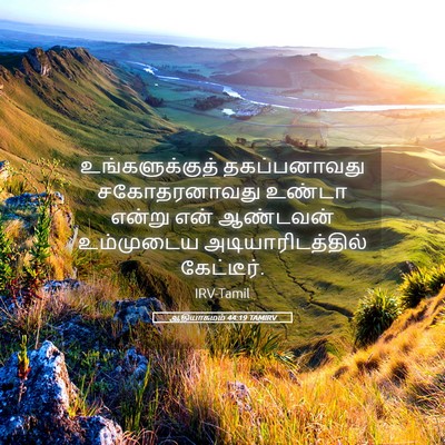 Picture 05 - ஆதியாகமம் 44:19 TAMIRV - உங்களுக்குத் - Bible Verse Picture