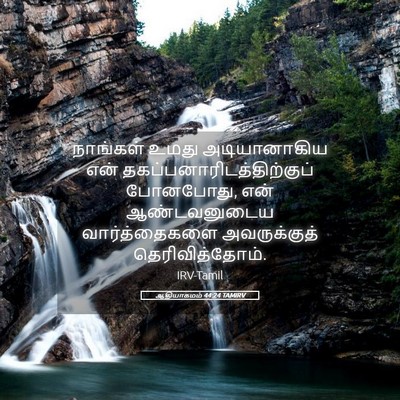 Picture 05 - ஆதியாகமம் 44:24 TAMIRV - நாங்கள் உமது - Bible Verse Picture