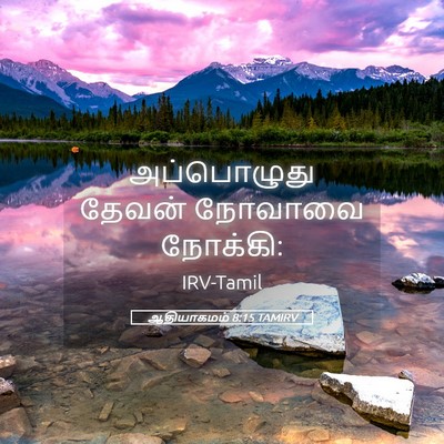 Picture 05 - ஆதியாகமம் 8:15 TAMIRV - அப்பொழுது தேவன் - Bible Verse Picture
