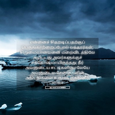Picture 05 - ஆபகூக் 3:14 TAMIRV - என்னைச் - Bible Verse Picture
