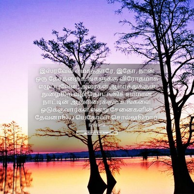 Picture 05 - ஆமோஸ் 6:14 TAMIRV - இஸ்ரவேல் - Bible Verse Picture