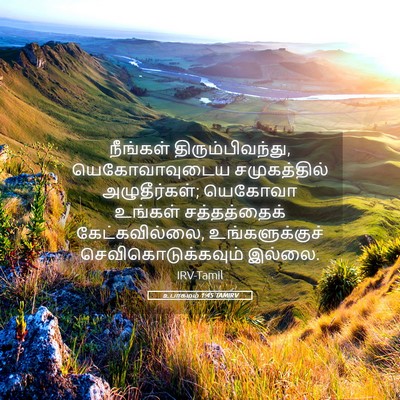 Picture 05 - உபாகமம் 1:45 TAMIRV - நீங்கள் - Bible Verse Picture