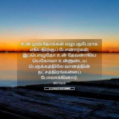 Picture 05 - உபாகமம் 10:22 TAMIRV - உன் முற்பிதாக்கள் - Bible Verse Picture
