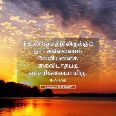 Picture 05 - உபாகமம் 12:19 TAMIRV - நீ உன் - Bible Verse Picture