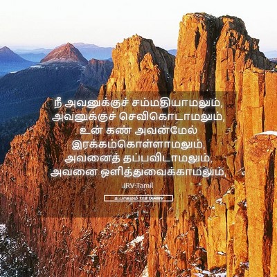 Picture 05 - உபாகமம் 13:8 TAMIRV - நீ அவனுக்குச் - Bible Verse Picture