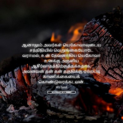 Picture 05 - உபாகமம் 16:17 TAMIRV - ஆனாலும் அவர்கள் - Bible Verse Picture