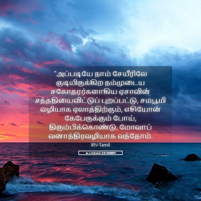 Picture 05 - உபாகமம் 2:8 TAMIRV - “அப்படியே நாம் - Bible Verse Picture