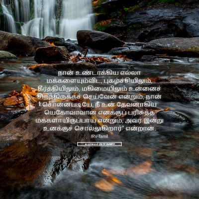 Picture 05 - உபாகமம் 26:19 TAMIRV - நான் உண்டாக்கிய - Bible Verse Picture